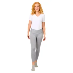 Damen Die moderne Hausfrau Komfort-Leggings „Leandra“ grau