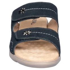 Damen Die moderne Hausfrau Komfort-Pantolette mit Leder „Lisa“