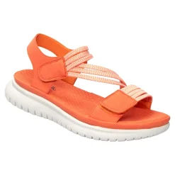 Damen Die moderne Hausfrau Komfort-Sandalette "Leni" koralle