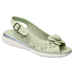 Damen Die moderne Hausfrau ﻿Komfort-Sandalette „Rose“ salbei