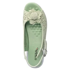 Damen Die moderne Hausfrau ﻿Komfort-Sandalette „Rose“ salbei