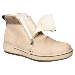 Damen Die moderne Hausfrau Komfort-Stiefelette „Carmen“ sand