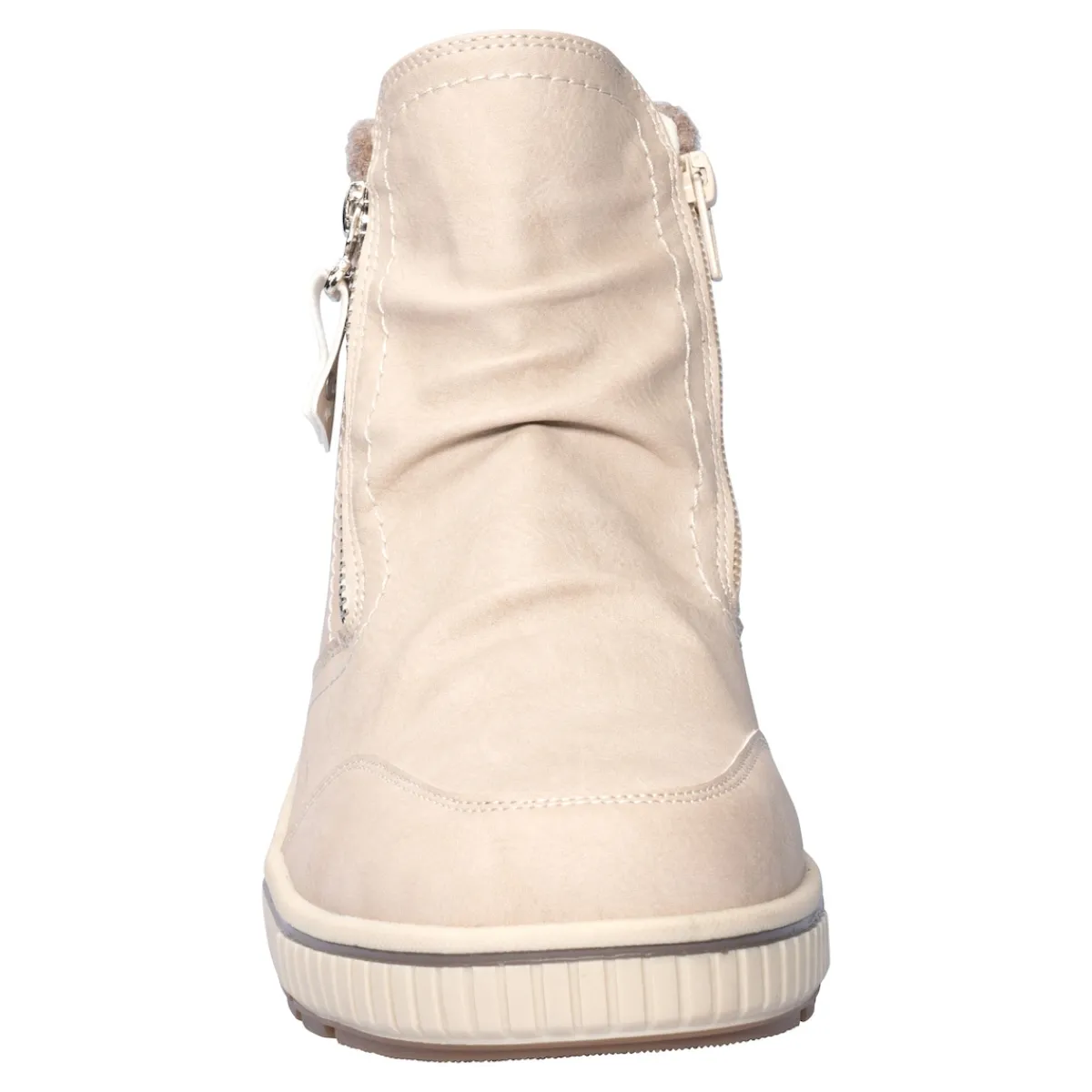 Damen Die moderne Hausfrau Komfort-Stiefelette „Carmen“ sand