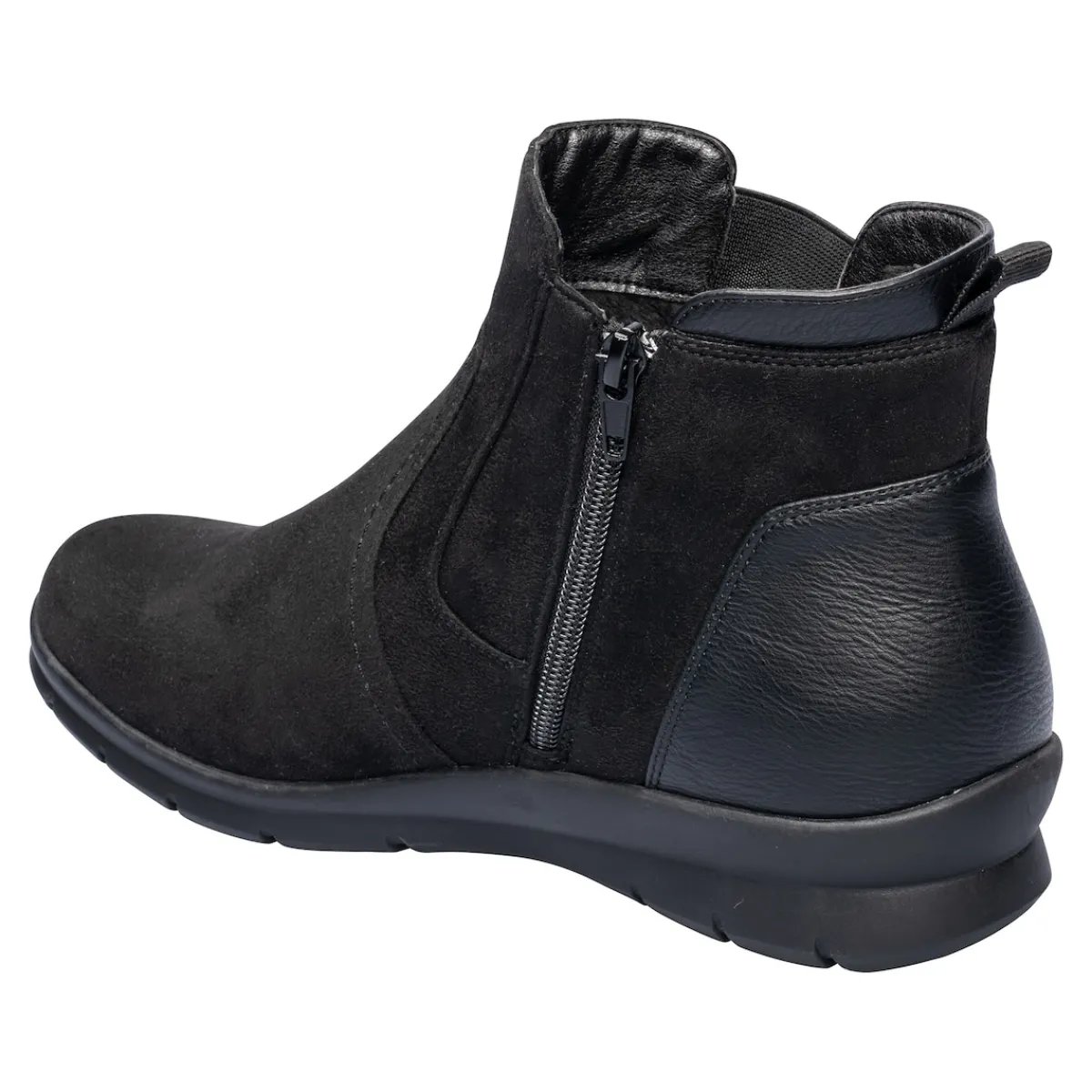 Damen Die moderne Hausfrau Komfort-Stretchstiefelette „Sandra“