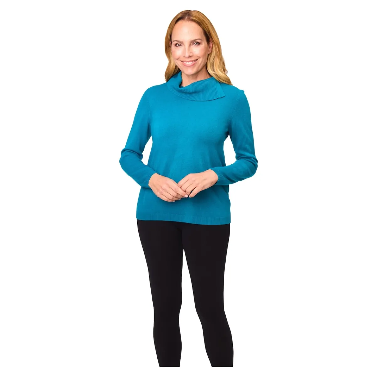 Damen Die moderne Hausfrau Kragen-Pullover „Cashmerelike“