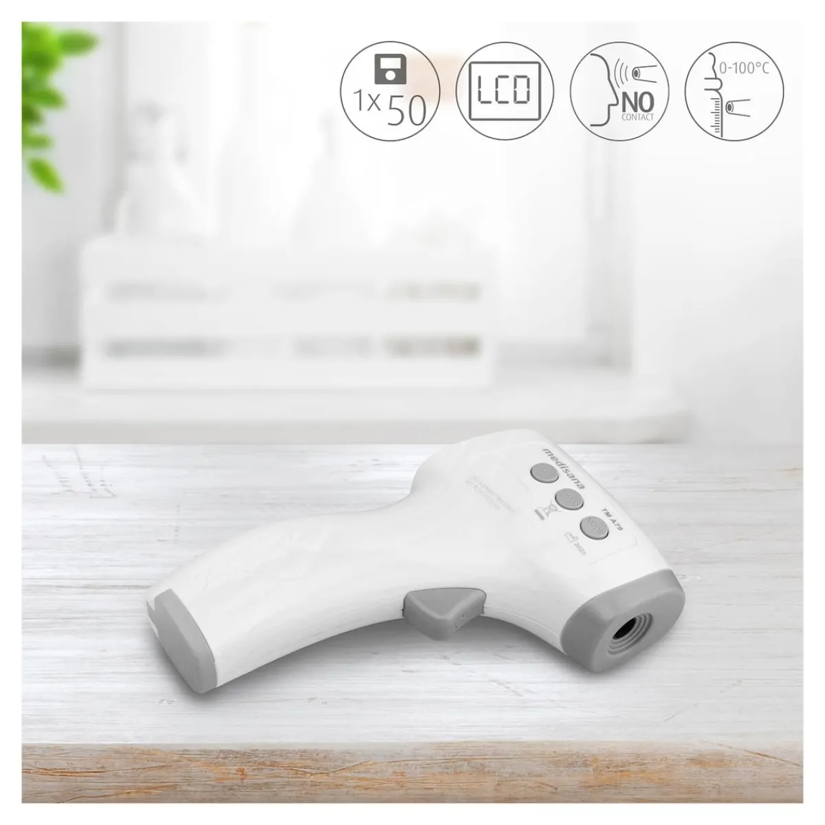 Die moderne Hausfrau Körperthermometer Medisana TM A79 Infrarot