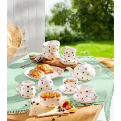 Die moderne Hausfrau Kuchenplatte „Kunterbunt“