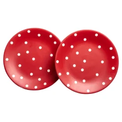 Die moderne Hausfrau ﻿Kuchenteller „Fliegenpilz“, 2 Stück