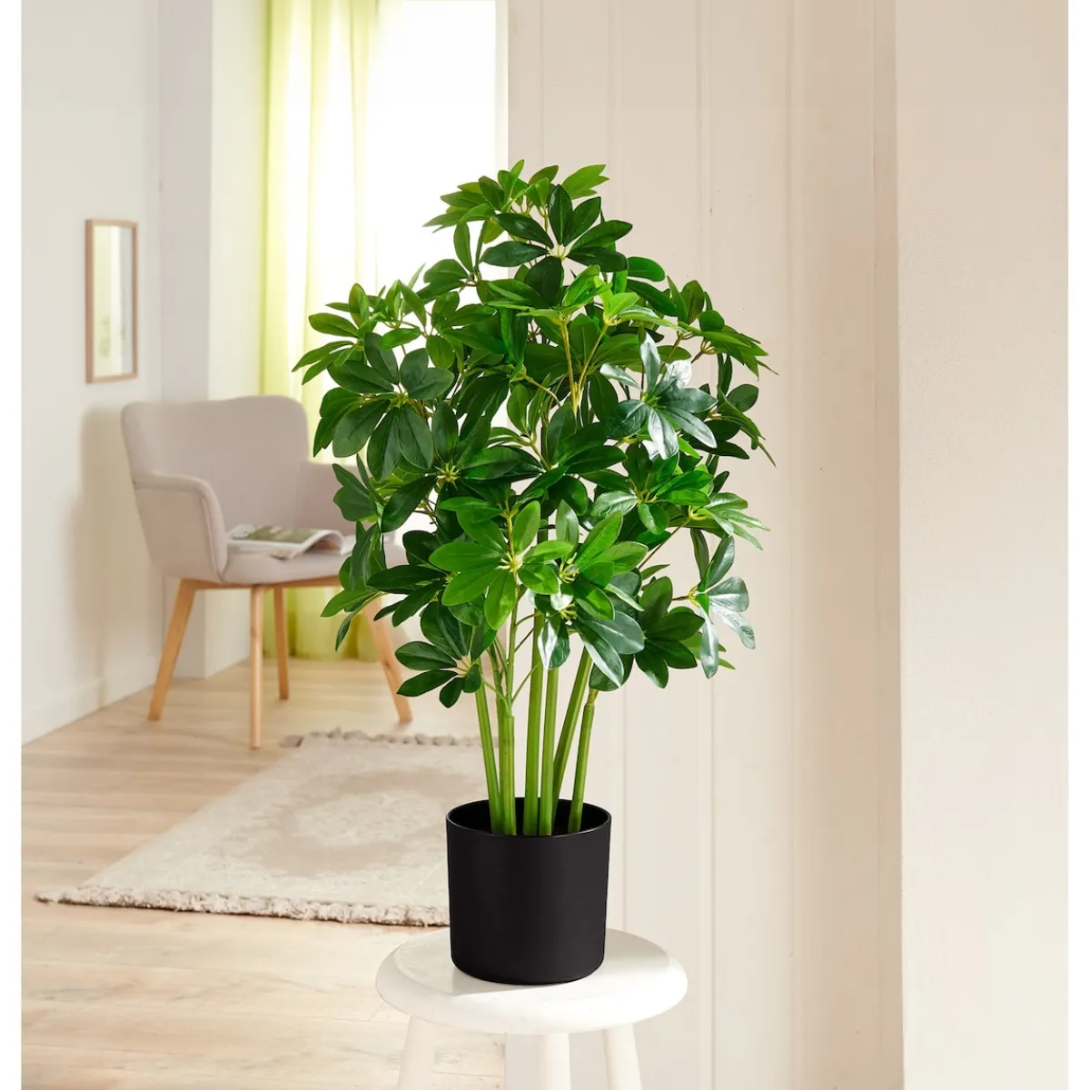 Die moderne Hausfrau Kunstblume „Strahlenaralie“