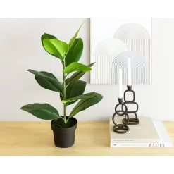 Die moderne Hausfrau Kunstpflanze „Gummibaum“