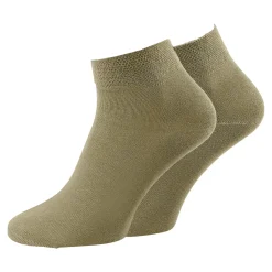 Die moderne Hausfrau Kurzschaftsocken, 2 Paar oliv