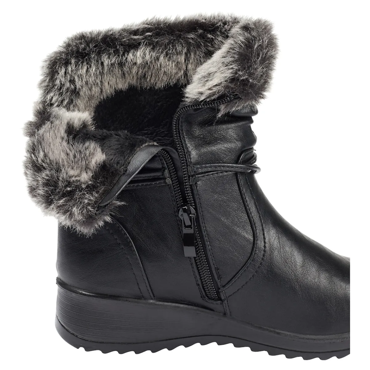 Damen Die moderne Hausfrau Kurzstiefelette "Hilde" schwarz