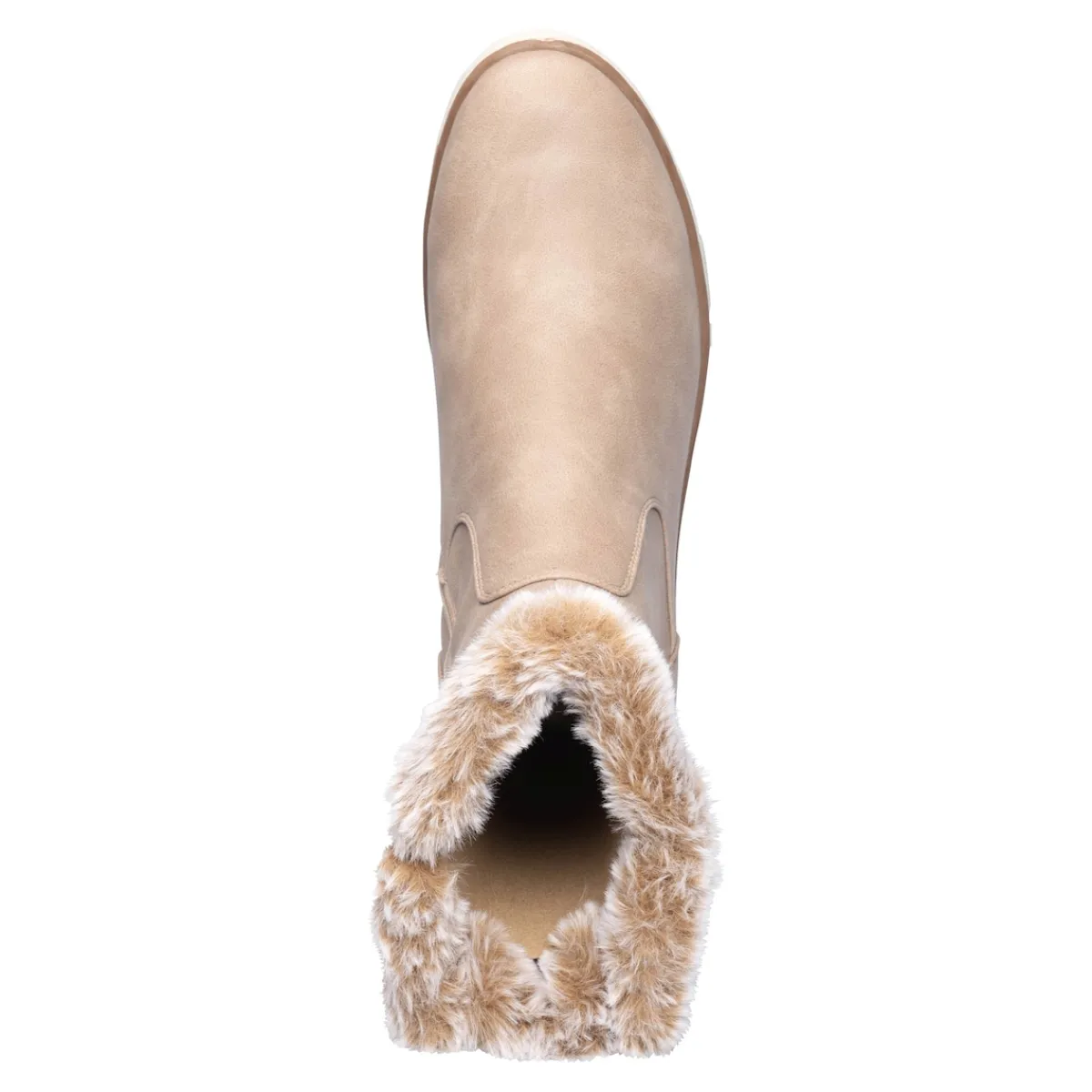 Damen Die moderne Hausfrau Kuschel-Boot „Beate“ taupe