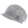 Damen Die moderne Hausfrau Kuschel-City-Mütze steingrau