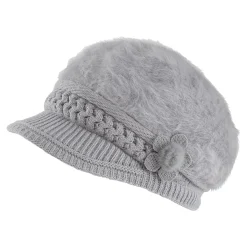 Damen Die moderne Hausfrau Kuschel-City-Mütze steingrau