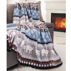 Die moderne Hausfrau Kuscheldecke mit Ärmeln