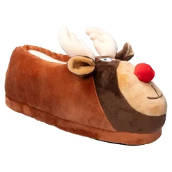 Damen Die moderne Hausfrau Kuschelhausschuh „Rentier“