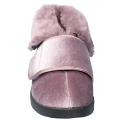 Damen Die moderne Hausfrau Kuschel-Kletthausschuh 
