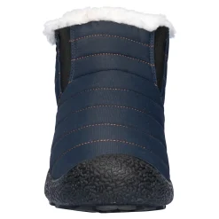 Damen Die moderne Hausfrau Kuschel-Kurzstiefelette „Flexi“ marine