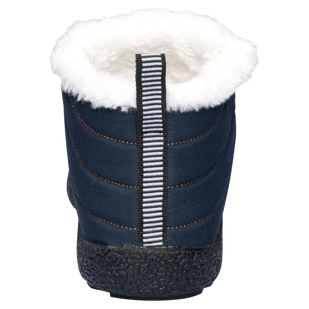 Damen Die moderne Hausfrau Kuschel-Kurzstiefelette „Flexi“ marine