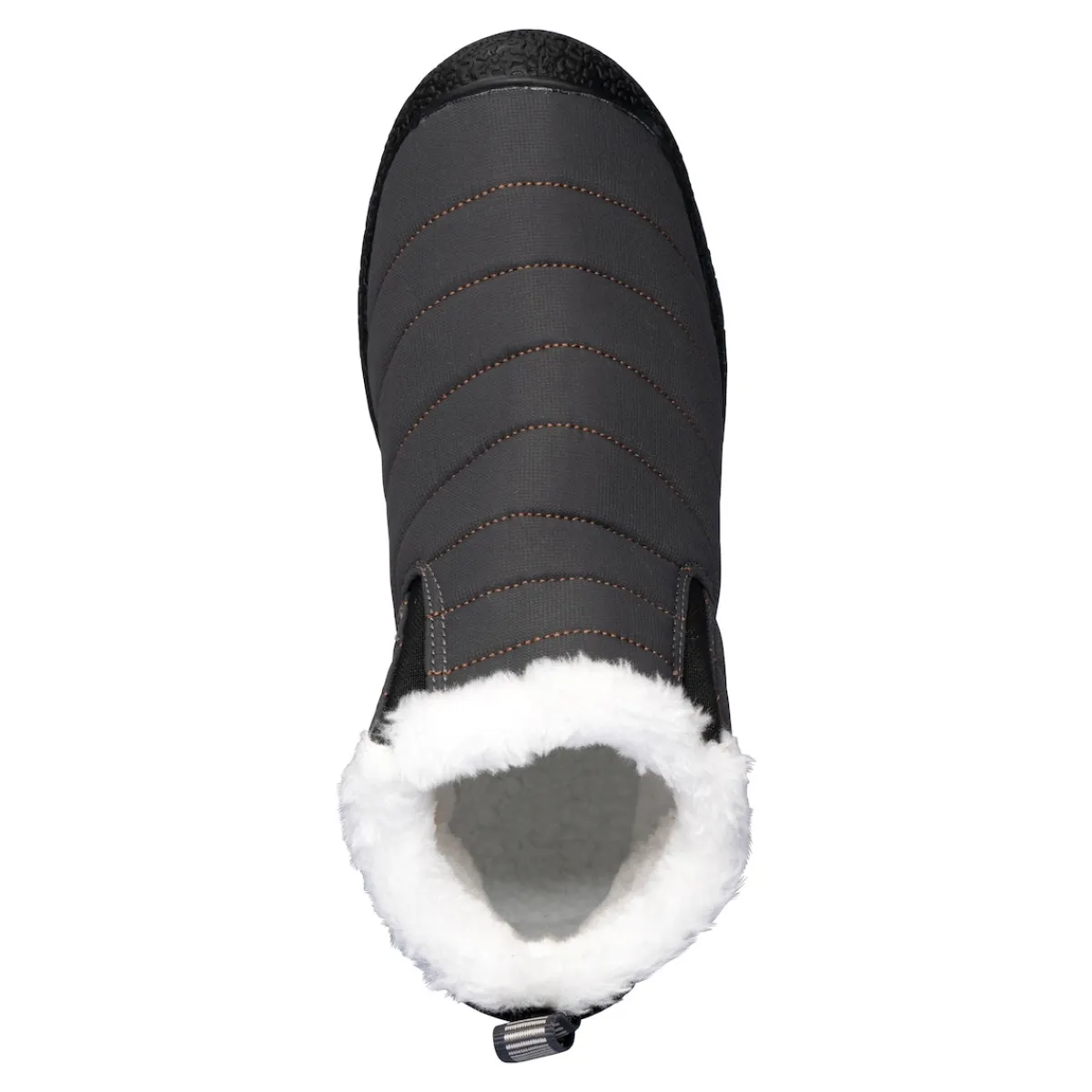 Damen Die moderne Hausfrau Kuschel-Kurzstiefelette „Flexi“ anthrazit