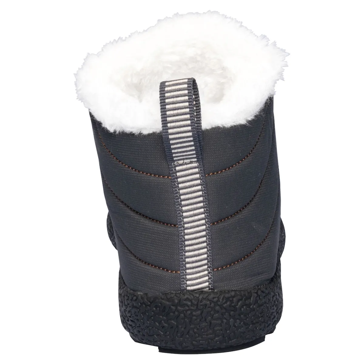Damen Die moderne Hausfrau Kuschel-Kurzstiefelette „Flexi“ anthrazit