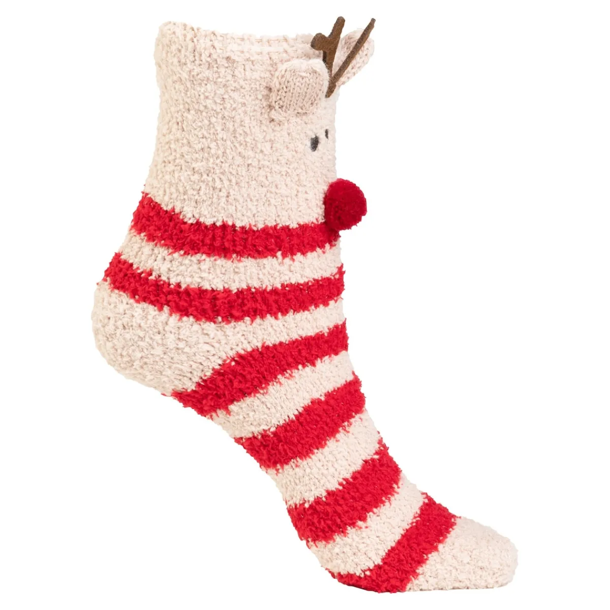 Die moderne Hausfrau Kuschelsocken „Rentier“