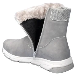 Damen Die moderne Hausfrau Kuschelstiefel „Flora“ grau