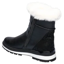 Damen Die moderne Hausfrau Kuschel-Stiefel mit Leder „Carina“