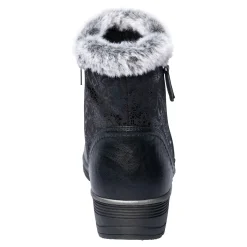 Damen Die moderne Hausfrau Kuschel-Stiefelette mit Leder „Mona“