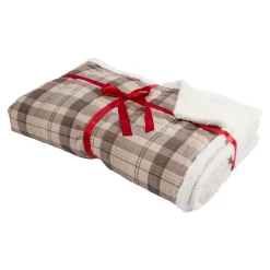 Die moderne Hausfrau Kuschel-Wendedecke "Luxus", 180x130 cm