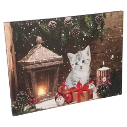 Die moderne Hausfrau LED-Bild Kater Paul