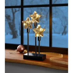 Die moderne Hausfrau LED-Deko „Sternen-Trio“