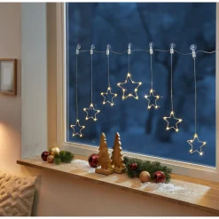 Die moderne Hausfrau LED-Deko „Sternen-Vorhang“