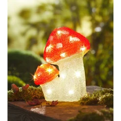 Die moderne Hausfrau LED-Dekofigur "Leuchtpilze"