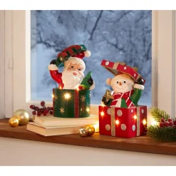 Die moderne Hausfrau LED-Deko-Figur Santa