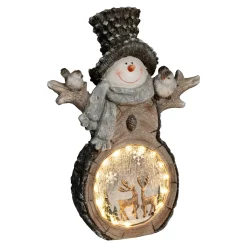 Die moderne Hausfrau LED-Dekofigur "Schneemann"
