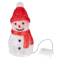 Die moderne Hausfrau LED-Dekofigur "Schneemann" klein