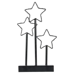 Die moderne Hausfrau LED-Dekofigur "Sternen-Trio"