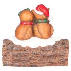 Die moderne Hausfrau LED-Dekofigur „Wintereulen“