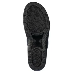 Damen Die moderne Hausfrau Leder-Pantolette für Herren blau