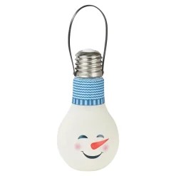 Die moderne Hausfrau LED-Glühbirne Schneemann