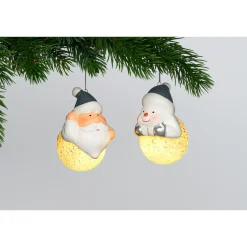 Die moderne Hausfrau LED-Hänger Schneemann