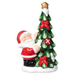 Die moderne Hausfrau LED-Keramikfigur „Santa“