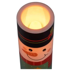 Die moderne Hausfrau LED-Kerze Schneemann