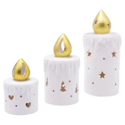 Die moderne Hausfrau LED-Kerzen, 3-teilig
