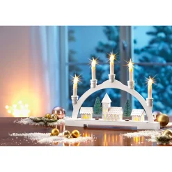 Die moderne Hausfrau LED-Schwibbogen "Winterdorf"