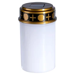 Die moderne Hausfrau LED-Solar-Grablicht weiß