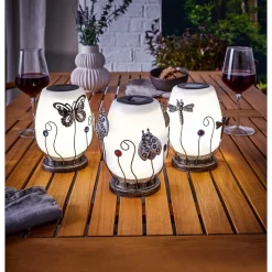 Die moderne Hausfrau ﻿LED-Solarleuchte Marienkäfer