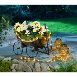 Die moderne Hausfrau LED-Solar-Seil